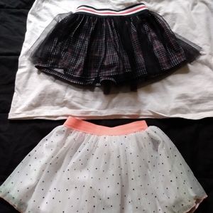 Set of 2 toddler skirts